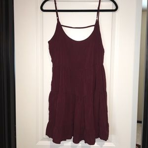 Brandy Melville Jada Dress - Merlot - Small